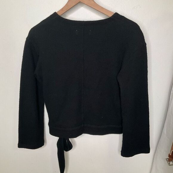 Madewell Texture & Thread Wrap Top - Picture 3 of 6